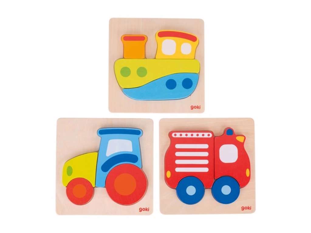 Træpuslespil med 4 brikker