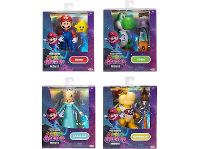 Nintendo Super Mario Movie 5" Actionfigur med Tilbehør – Wave 1 Assorteret