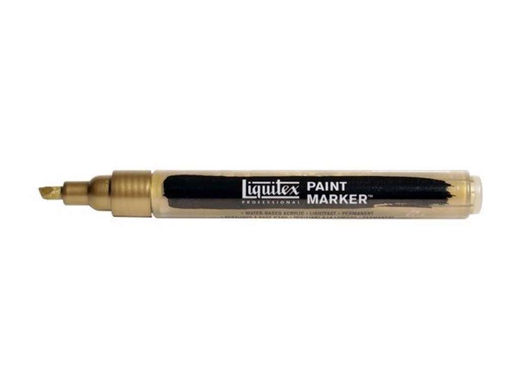 Liquitex paint marker tynd - guld