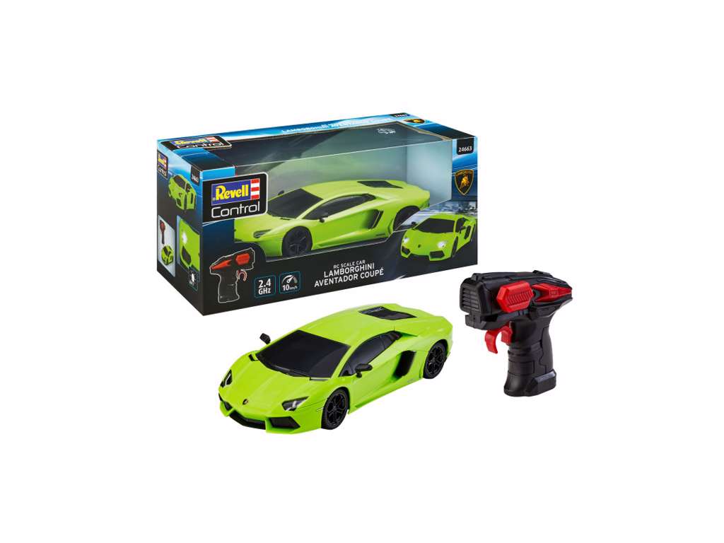 Fjernstyret Lamborghini Aventador Coupé 1:24 - grøn