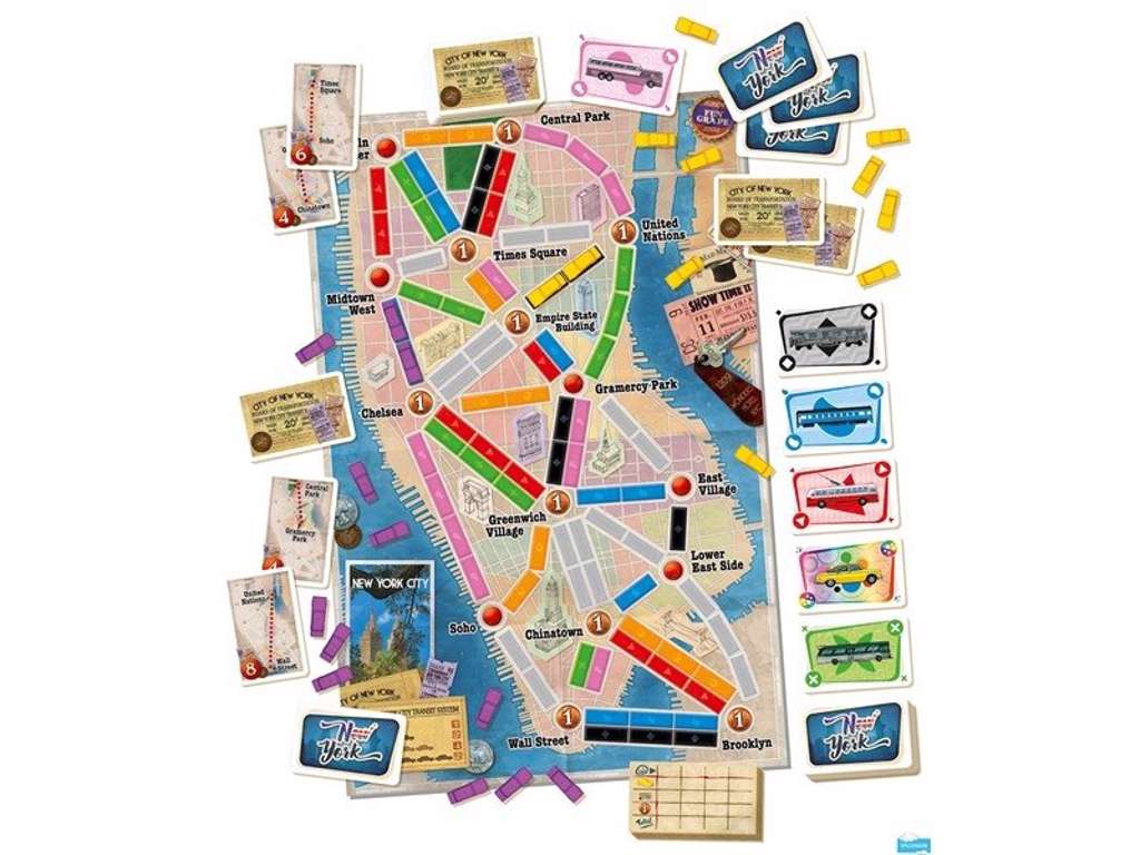 Ticket to Ride New York - brætspil
