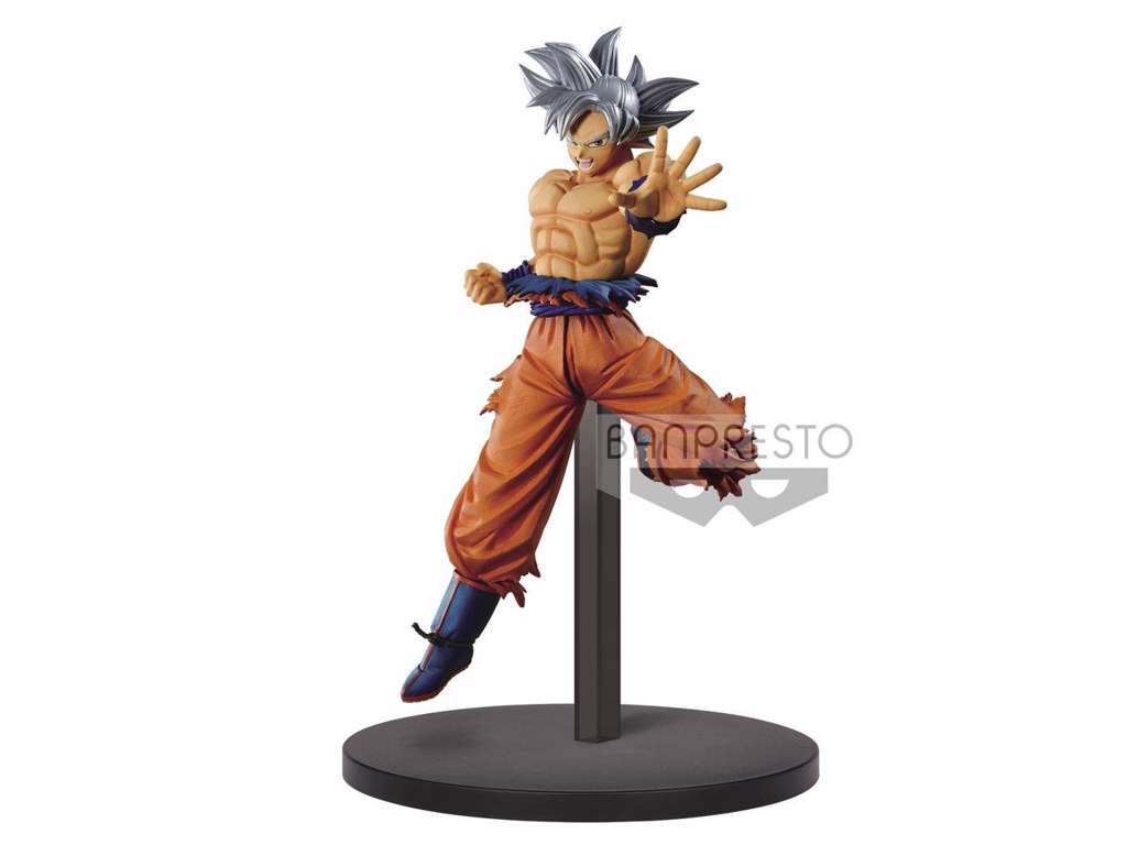 Dragon Ball Super Chosenshiretsuden statue af Son Goku Ultra Instinct på 16 cm