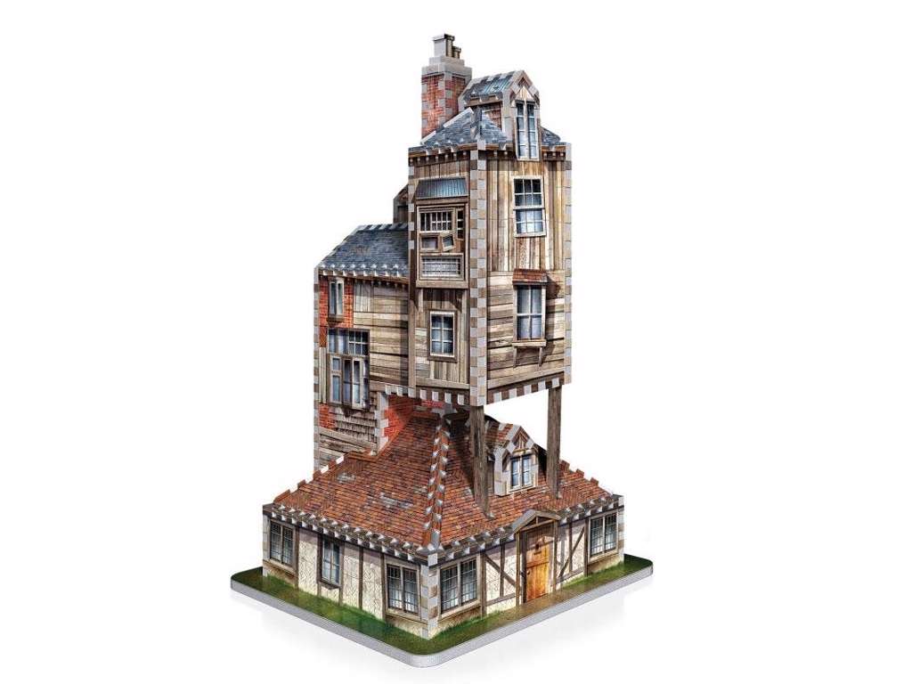 3D puslespil med The Burrow fra Harry Potter på 415 brikker