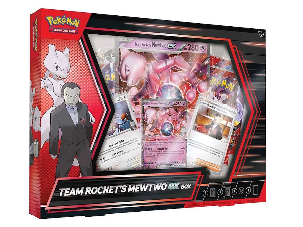 Pokemon team rockets mewtwo ex box