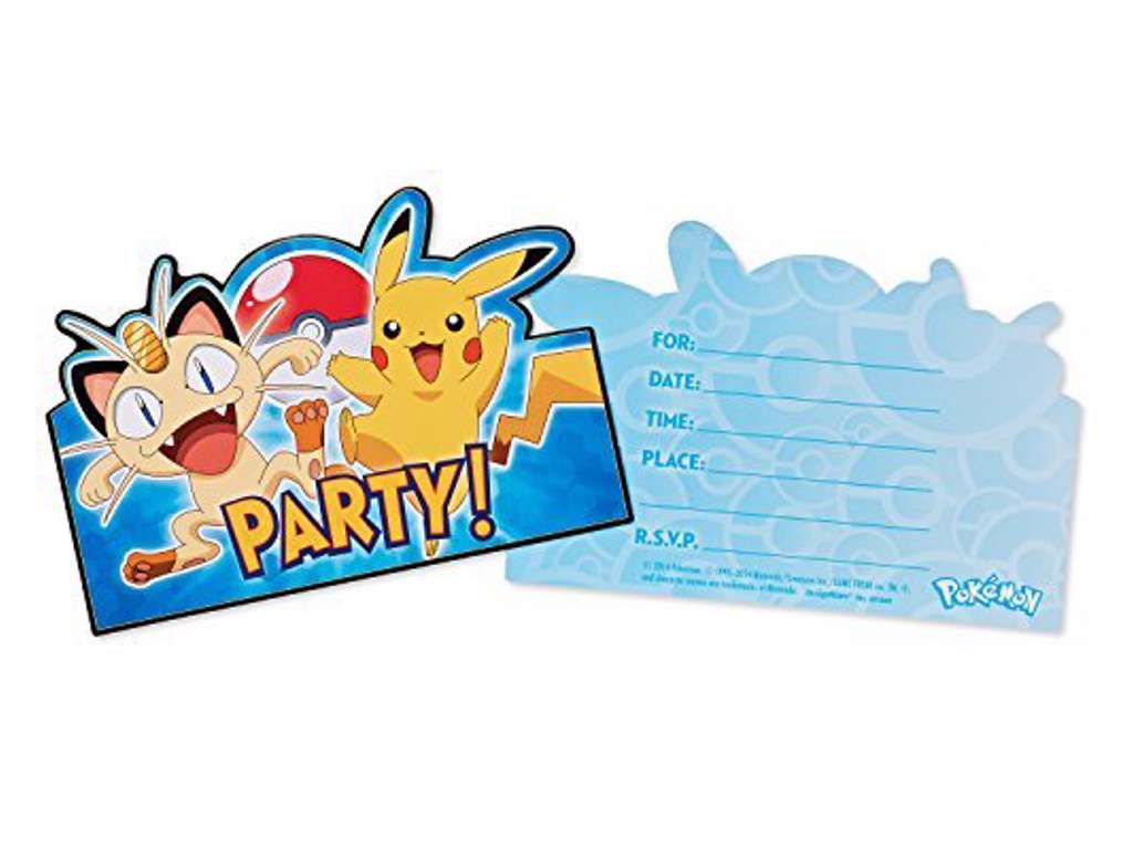 Pokémon invitationer