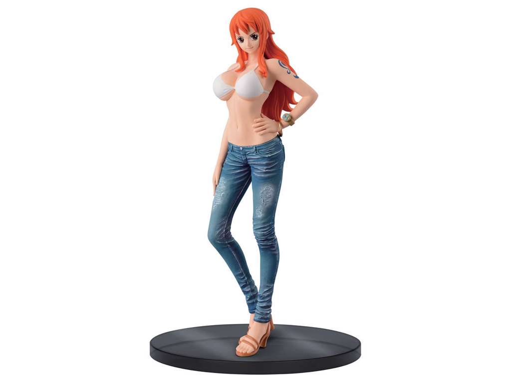 One Piece Jeans Freak Figure Nami på 17 cm