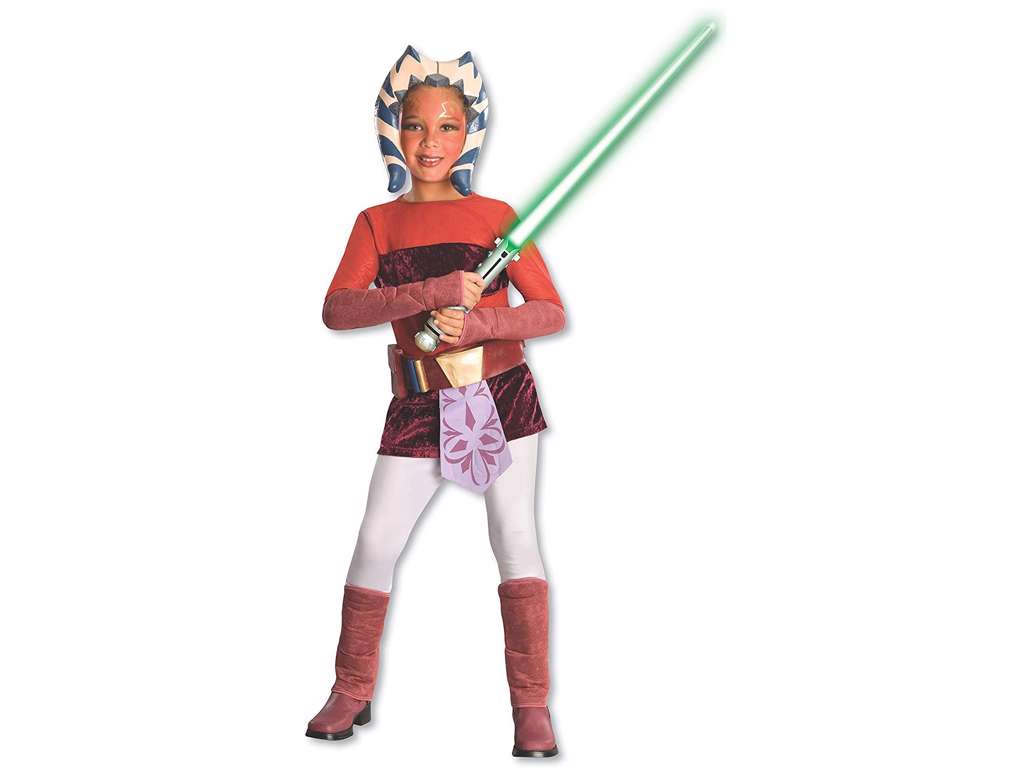 Ahsoka kostume - Str. 3-4 år