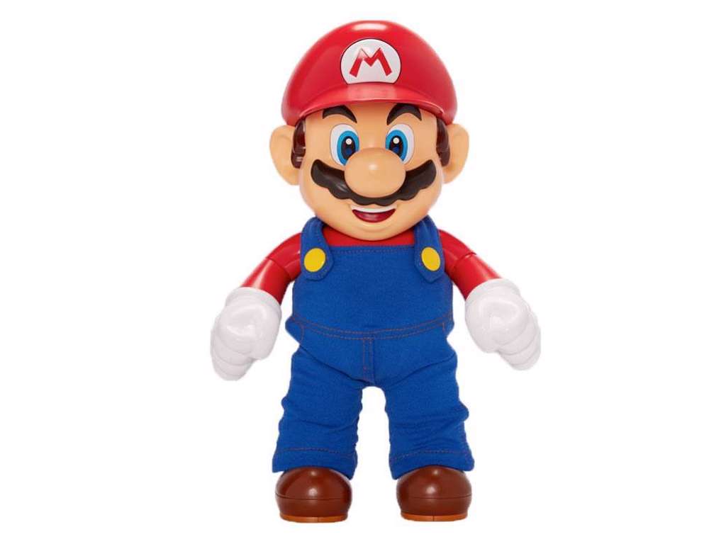 Talende It's-A Me! Mario action figur på 30 cm