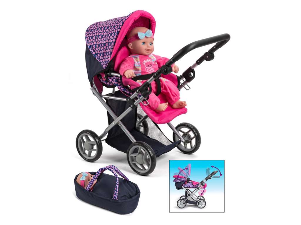 3-i-1 dukkevogn fra My Baby