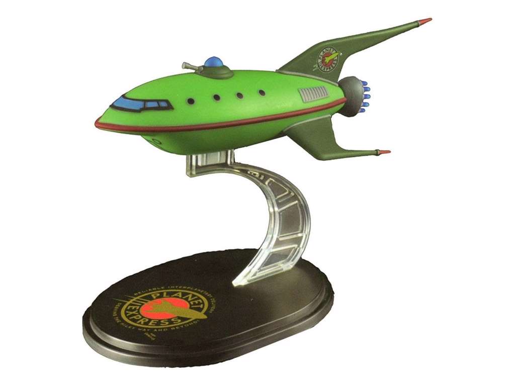 Futurama replica af Planet Express Ship på 12 cm