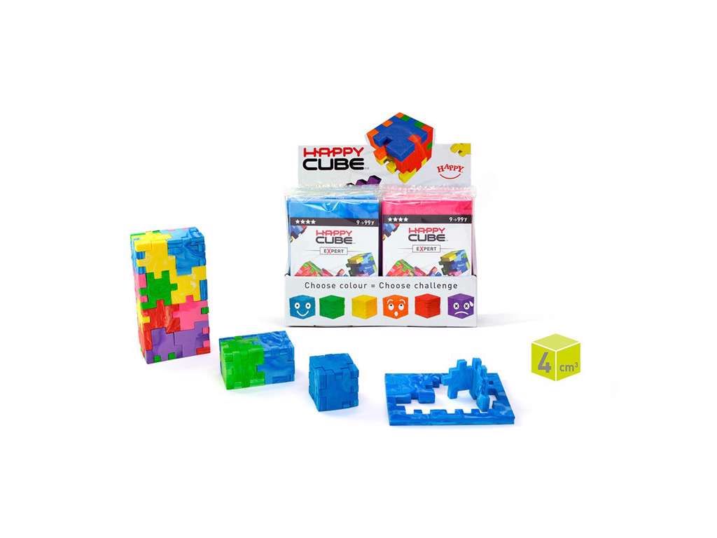 Happy Cube Expert - flere forskellige farver