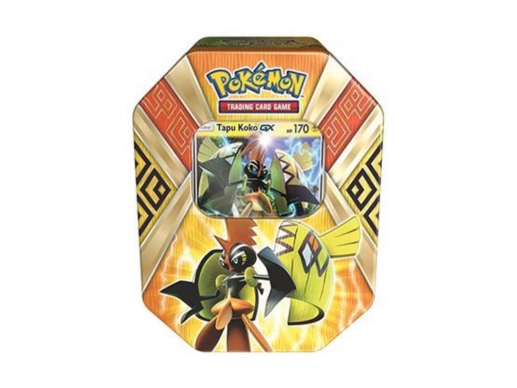 Pokémon Tapu Koko GX tin box