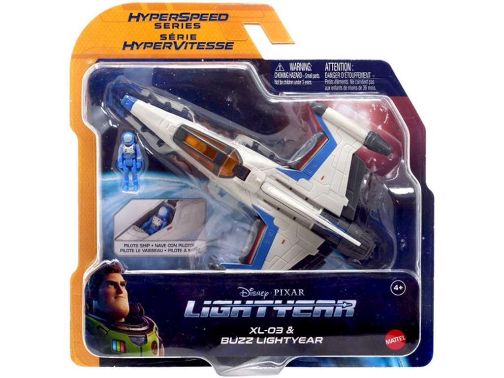Disney Pixar Lightyear Movie Hyperspeed Series XL-03 & Buzz Lightyear Vehicle