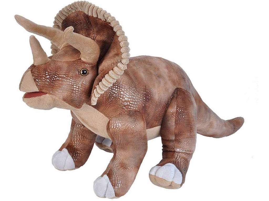 Triceratops bamse fra Wild Republic på 63 cm