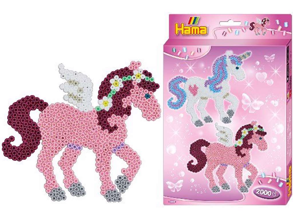 Hama midi gaveæske fantasy enhjørninge - 3448