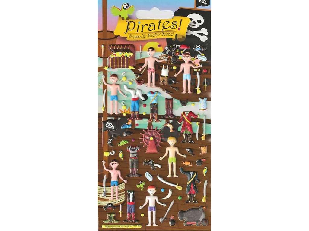 Klistermærker med pirater