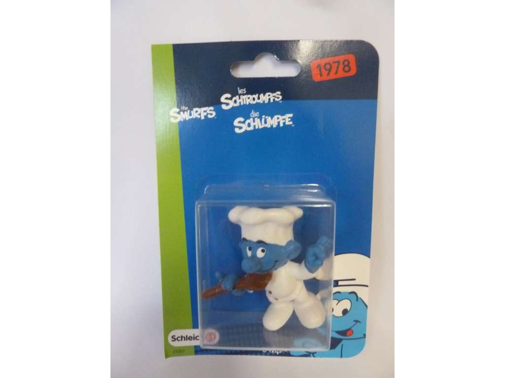 Klassisk 1978 Kokke Smølf fra Schleich