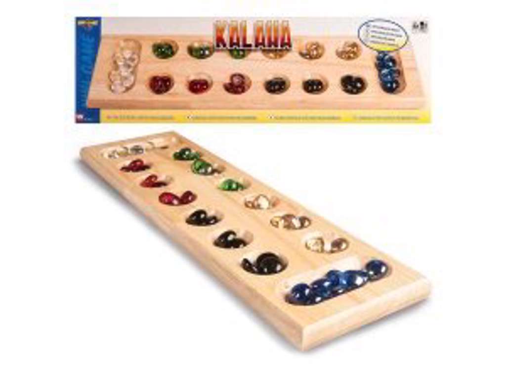 Kalaha i træ på 45 x 14 cm fra Vini game