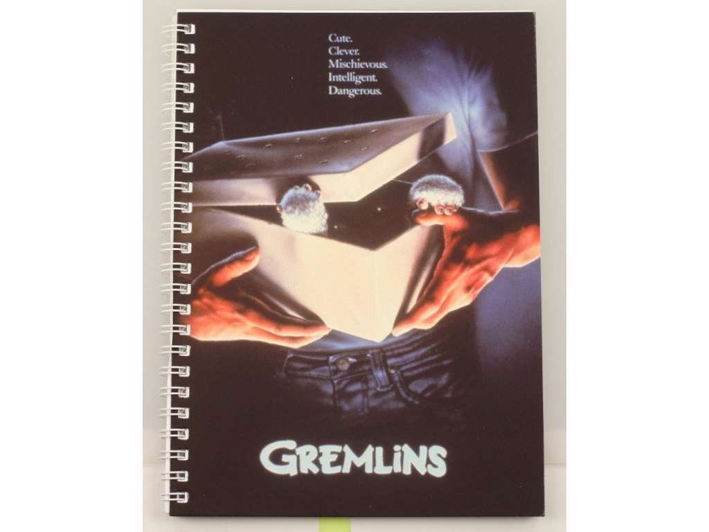 Gremlins notesbog med spiralryg