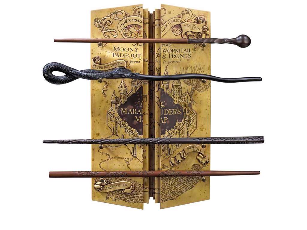 Marauder's Map tryllestavs display fra Harry Potter