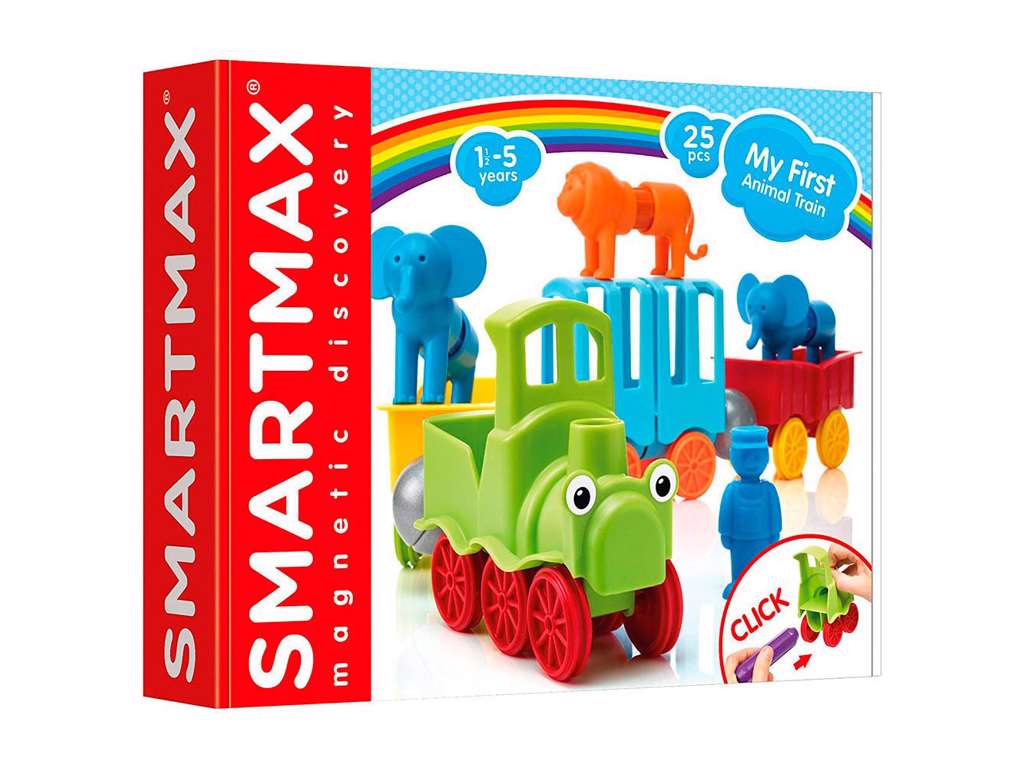 SmartMax: My First Animal Train (DA) - brætspil fra Smart Games