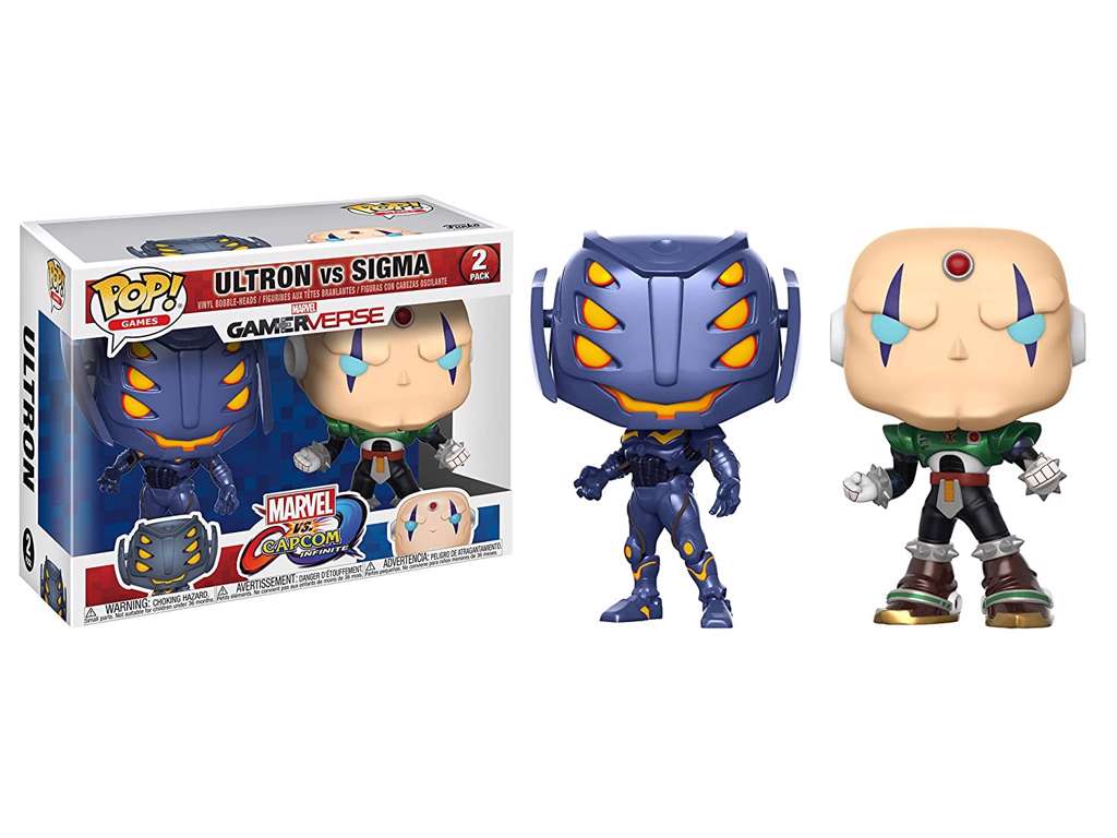 Marvel vs. Capcom Infinite POP! vinyl figur af 2-Pack Ultron vs. Sigma på 9 cm
