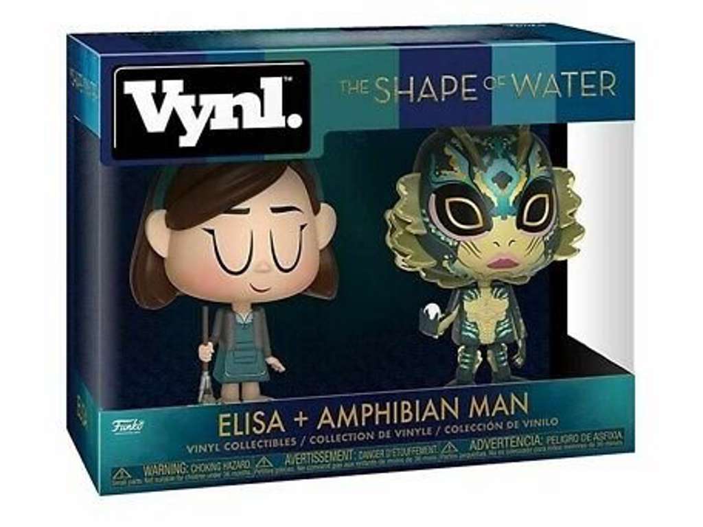 The Shape of Water VYNL vinyl figur 2-pak Elisa & Amphibian Man på 10 cm
