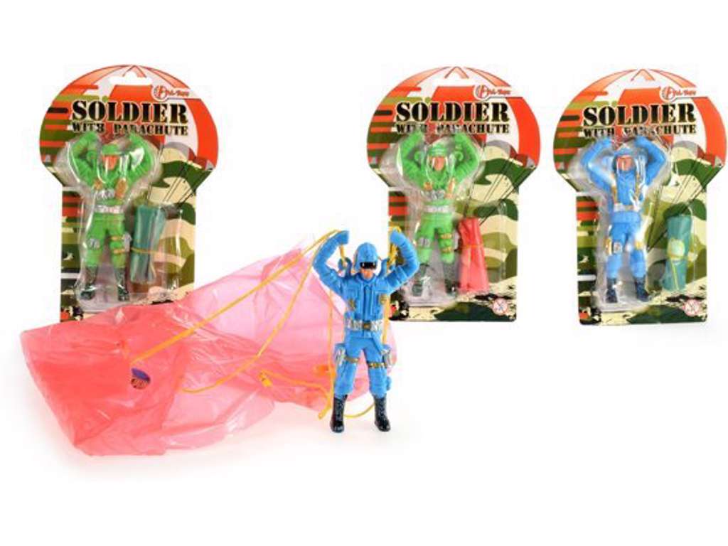 Faldskærmssoldat på 11 cm
