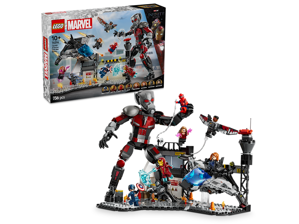 Captain America: Civil War-actionkamp - 76314 - LEGO Super Heroes Marvel