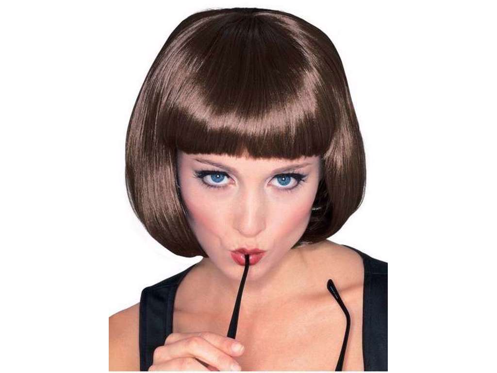 Rubies Fashion Super Model paryk Brun