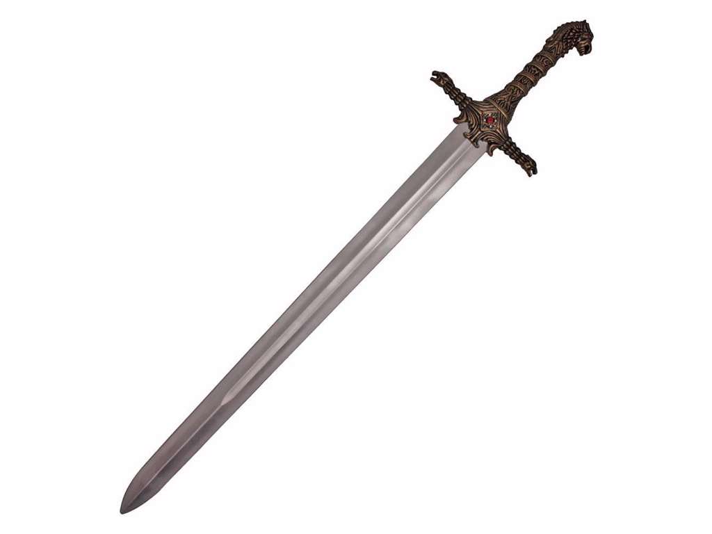 Game of Thrones replika af 1/1 Oathkeeper Sword of Brienne of Tarth på 107 cm