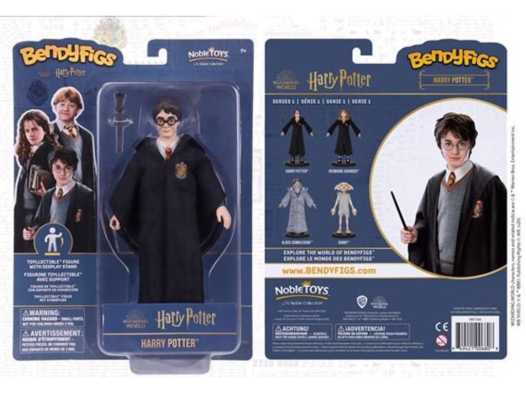 Bøjelig figur af Harry Potter på 19 cm fra Harry Potter