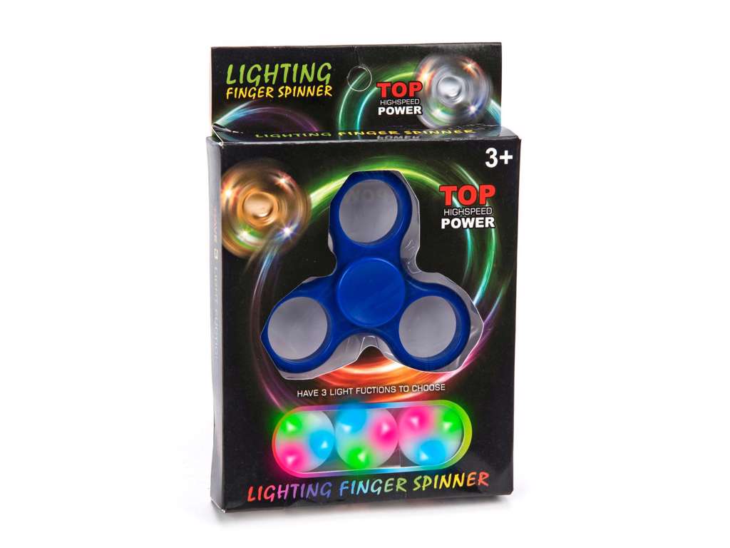 Ultra fidget spinner med lys fra 4Kids
