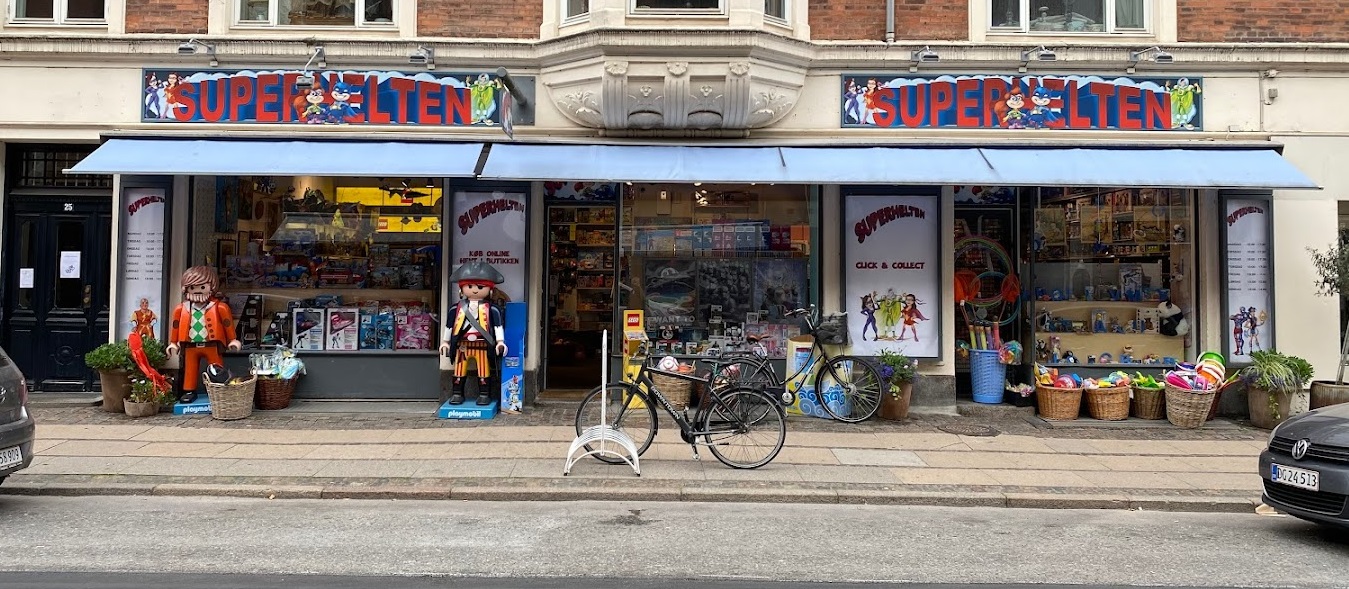 Superhelten Østerbro, den første Superhelten butik